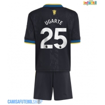Camisa de time de futebol Manchester United Manuel Ugarte #25 Replicas 3º Equipamento Infantil 2025-26 Manga Curta (+ Calças curtas)